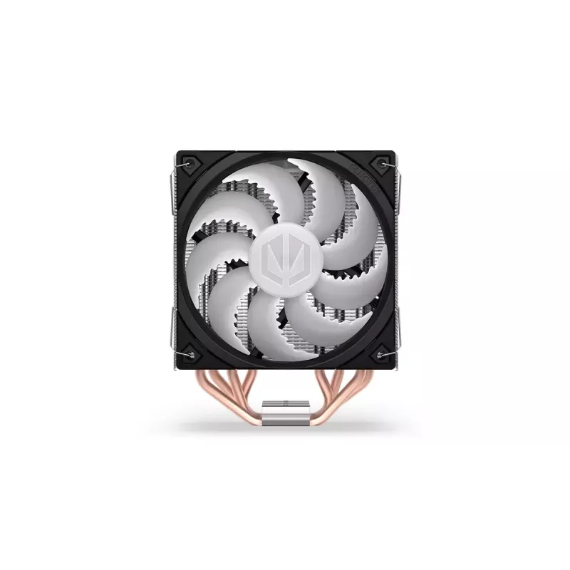 ENDORFY Fera 5 ARGB EY3A007 disipador de aire para CPU, ventilador Fluctus PWM ARGB de 120 mm, 4 heat pipes, altura 155 mm, negro