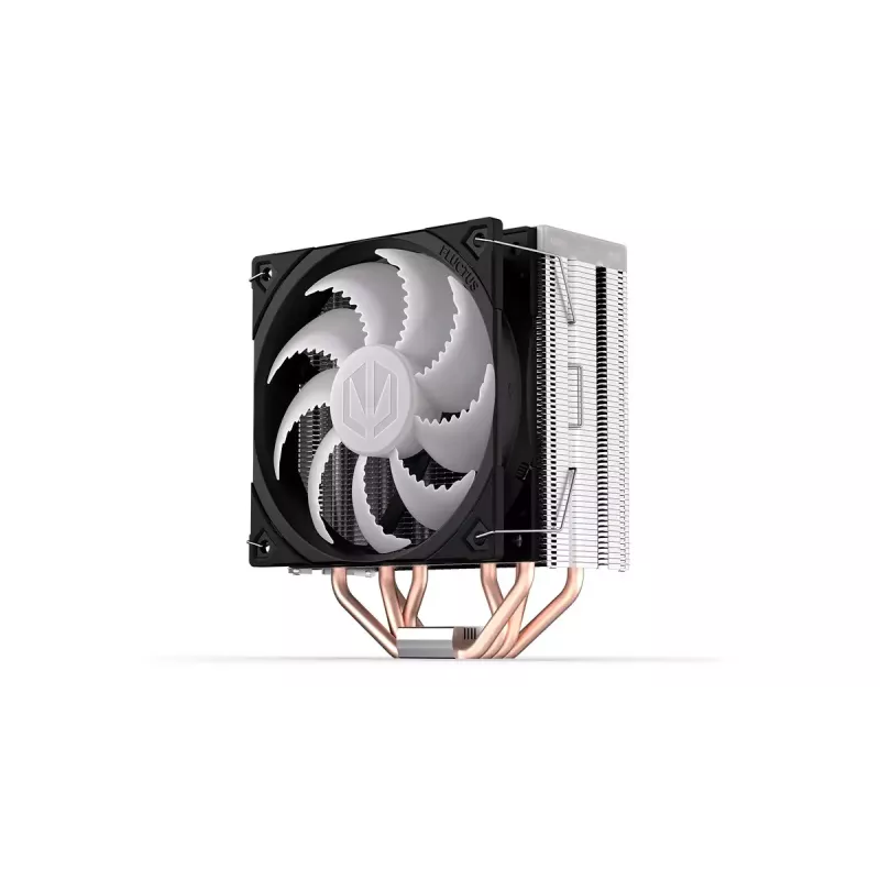 ENDORFY Fera 5 ARGB EY3A007 disipador de aire para CPU, ventilador Fluctus PWM ARGB de 120 mm, 4 heat pipes, altura 155 mm, negro