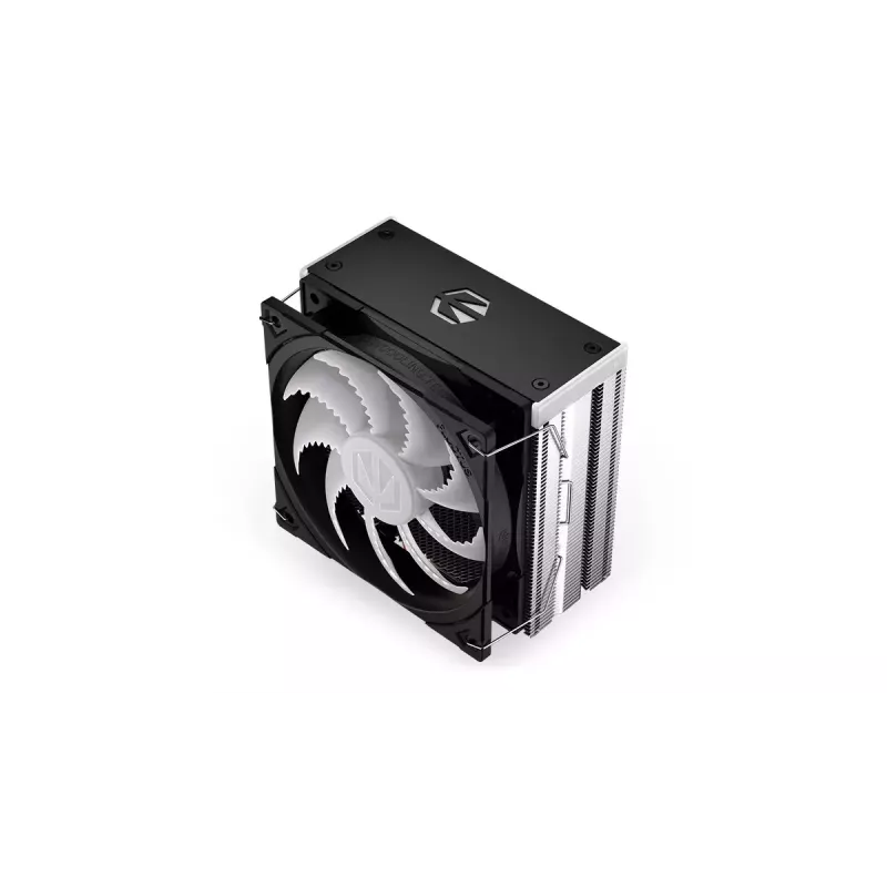 ENDORFY Fera 5 ARGB EY3A007 disipador de aire para CPU, ventilador Fluctus PWM ARGB de 120 mm, 4 heat pipes, altura 155 mm, negro