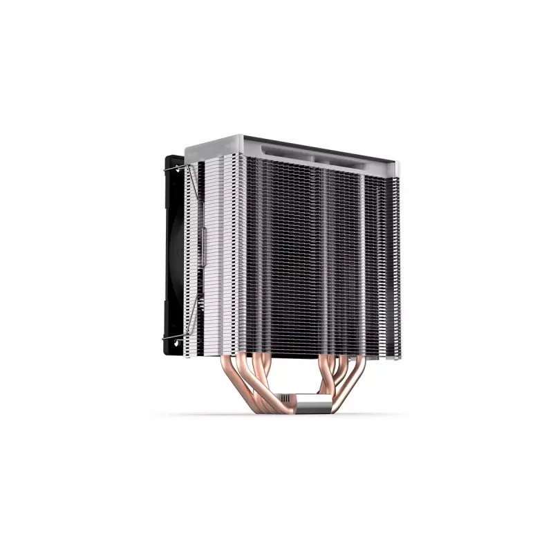 ENDORFY Fera 5 ARGB EY3A007 disipador de aire para CPU, ventilador Fluctus PWM ARGB de 120 mm, 4 heat pipes, altura 155 mm, negro