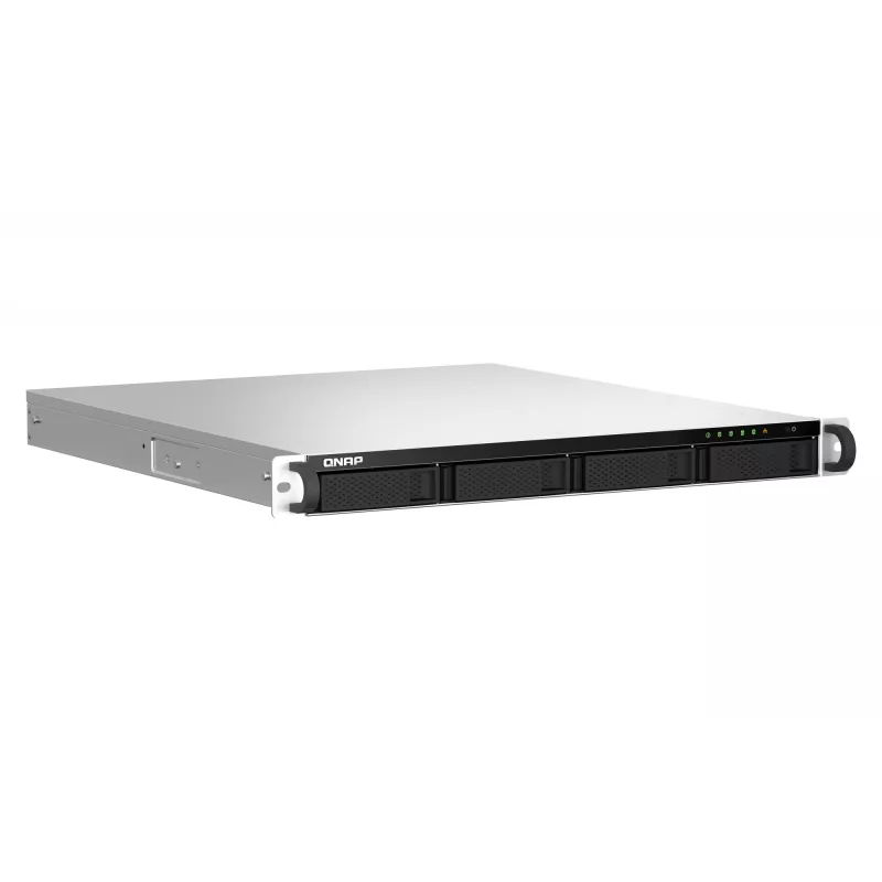 QNAP TS-464U-RP NAS en rack (1U) Intel® Celeron® N5095 8 GB DDR4 0 TB QNAP Turbo System aluminio, negro