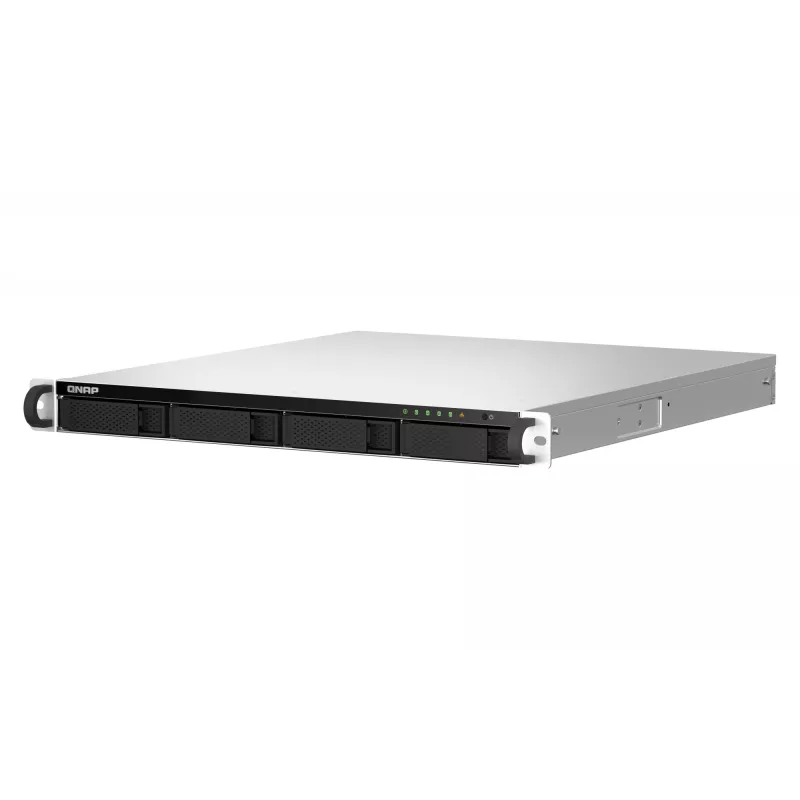 QNAP TS-464U-RP NAS en rack (1U) Intel® Celeron® N5095 8 GB DDR4 0 TB QNAP Turbo System aluminio, negro