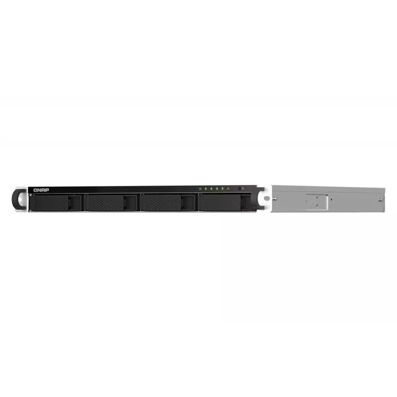 QNAP TS-464U-RP NAS en rack (1U) Intel® Celeron® N5095 8 GB DDR4 0 TB QNAP Turbo System aluminio, negro