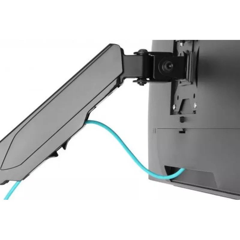 Soporte de pared DIGITUS para monitor con brazo de gas individual 17-32 pulgadas, 8 kg (máx.) negro