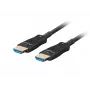 Cable HDMI LANBERG - macho/macho v2.1 Optical AOC - 40m negro