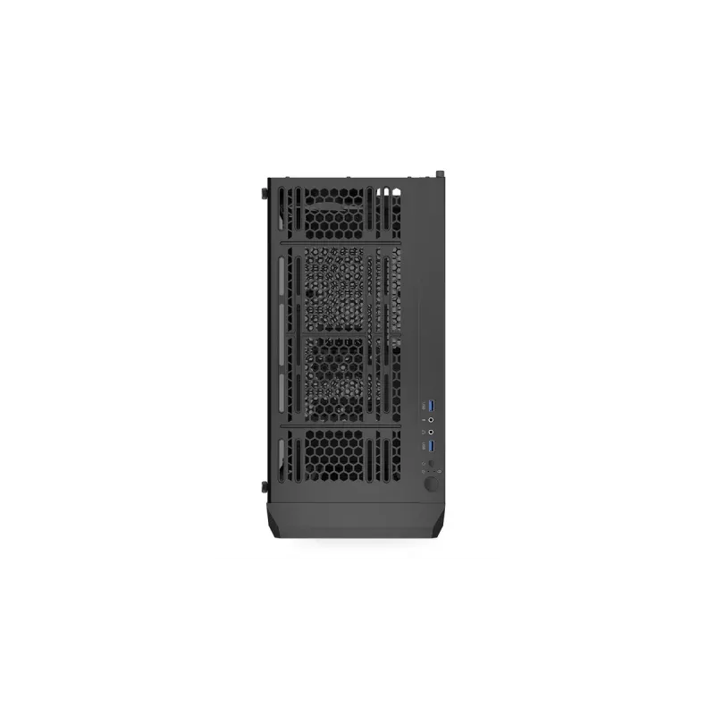 Caja PC ENDORFY Regnum 400 ARGB torre negra — ATX, cristal templado, ARGB, 3x120mm frontal, 1x120mm trasero, soporta GPU 37 cm