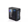 Caja PC ENDORFY Regnum 400 ARGB torre negra — ATX, cristal templado, ARGB, 3x120mm frontal, 1x120mm trasero, soporta GPU 37 cm