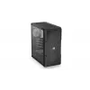 Caja PC ENDORFY Regnum 400 ARGB torre negra — ATX, cristal templado, ARGB, 3x120mm frontal, 1x120mm trasero, soporta GPU 37 cm