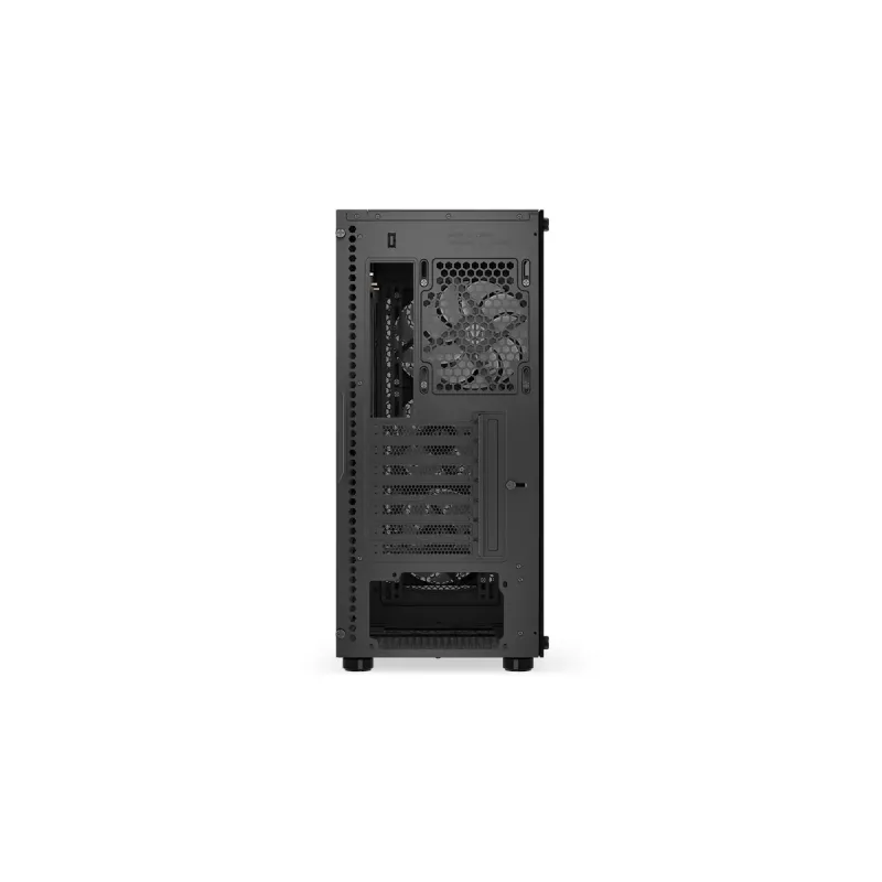 Caja PC ENDORFY Regnum 400 ARGB torre negra — ATX, cristal templado, ARGB, 3x120mm frontal, 1x120mm trasero, soporta GPU 37 cm