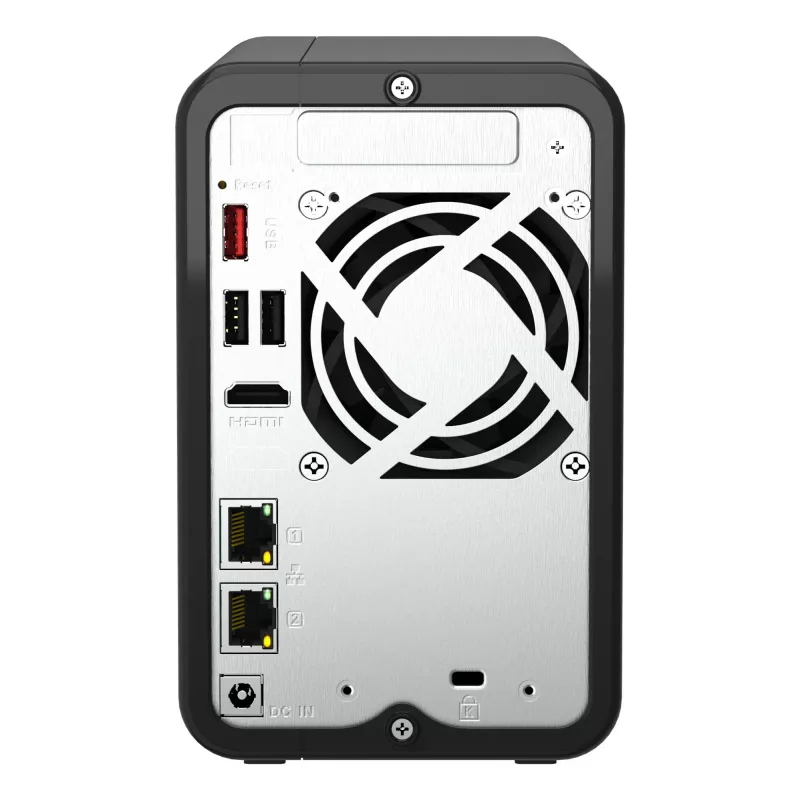 QNAP TS-264 NAS torre Intel® Celeron® N5095 8 GB 0 TB QNAP QTS negro, dorado