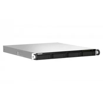 QNAP TS-464U NAS en rack (1U) Intel® Celeron® N5095 8 GB DDR4 0 TB QNAP Turbo System aluminio, negro