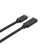 Cable USB-C UNITEK – USB 3.2 Gen 2 (3.1 Gen 2) – 0,5 m negro