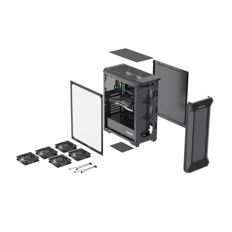 GENESIS Irid 505F Midi Tower negra