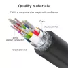 Unitek C14086BK-1.5M cable alargador USB-C (M/H), 10 Gbps, 4K, PD 100 W, 1,5 m, negro