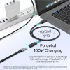 Unitek C14086BK-1.5M cable alargador USB-C (M/H), 10 Gbps, 4K, PD 100 W, 1,5 m, negro