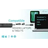 i-tec USB-C HDMI Dual DP docking station con Power Delivery 100 W + cargador universal 100 W