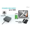 i-tec USB-C HDMI Dual DP docking station con Power Delivery 100 W + cargador universal 100 W