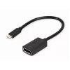 Cable adaptador GEMBIRD USB Type-C a DisplayPort, 4K, 15 cm, negro