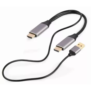 GEMBIRD Cable adaptador activo 4K HDMI macho a DisplayPort macho, 2 m – negro