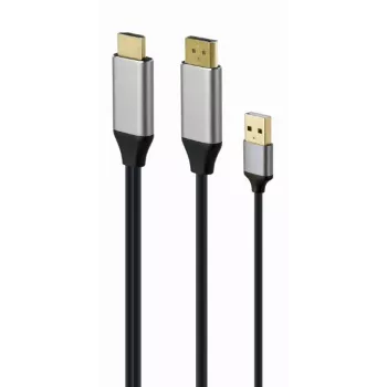 GEMBIRD Cable adaptador activo 4K HDMI macho a DisplayPort macho, 2 m – negro