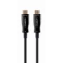Cable HDMI Gembird CCBP‑HDMI‑AOC‑20M‑02 — 20 m fibra óptica HDMI Type-A macho, HDMI 2.0, 4K@60Hz, HDR, 4:4:4