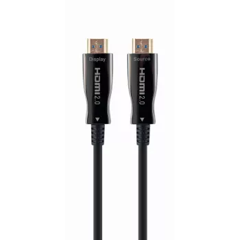 Cable HDMI Gembird CCBP‑HDMI‑AOC‑20M‑02 — 20 m fibra óptica HDMI Type-A macho, HDMI 2.0, 4K@60Hz, HDR, 4:4:4