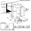 Lavavajillas de empotrar Electrolux EEA17200L — 13 cubiertos, 49 dB, tamaño completo 60 cm