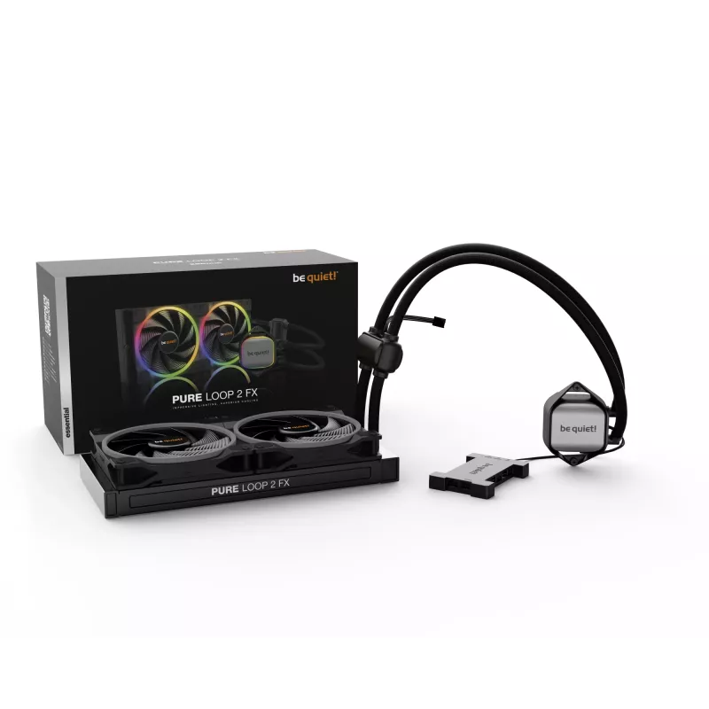 be quiet! Pure Loop 2 FX 280mm refrigeración líquida todo en uno para procesador 14 cm negro 1 unidad