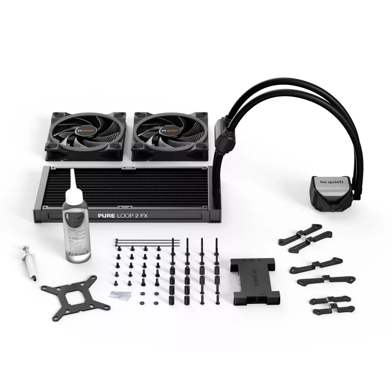 be quiet! Pure Loop 2 FX 280mm refrigeración líquida todo en uno para procesador 14 cm negro 1 unidad