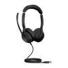 Jabra Evolve2 50 - USB-A MS estéreo, con cable, oficina/call center, 20 - 20000 Hz, 127 g, auricular, negro