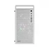 Caja de PC AEROCOOL PGS CS-109-G-WT-v1 mini torre SPCC blanca — microATX, hasta 26 cm GPU, FRGB, frontal de malla