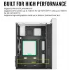 Caja de PC AEROCOOL PGS CS-109-G-WT-v1 mini torre SPCC blanca — microATX, hasta 26 cm GPU, FRGB, frontal de malla