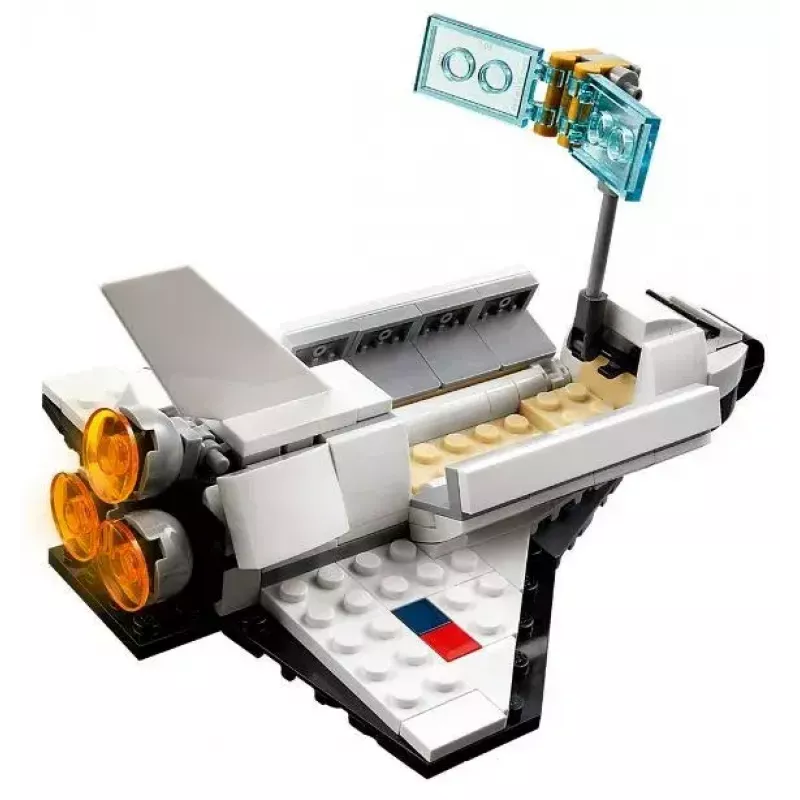 LEGO Creator 3en1 set de construcción transbordador espacial 31134 — 144 piezas, para niños a partir de 6 años, 160×120×60 mm