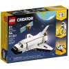 LEGO Creator 3en1 set de construcción transbordador espacial 31134 — 144 piezas, para niños a partir de 6 años, 160×120×60 mm