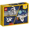 LEGO Creator 3en1 set de construcción transbordador espacial 31134 — 144 piezas, para niños a partir de 6 años, 160×120×60 mm