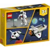 LEGO Creator 3en1 set de construcción transbordador espacial 31134 — 144 piezas, para niños a partir de 6 años, 160×120×60 mm