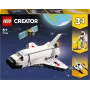 LEGO Creator 3en1 set de construcción transbordador espacial 31134 — 144 piezas, para niños a partir de 6 años, 160×120×60 mm