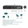 Grabador de vídeo en red PoE+ de 8 canales TP-Link VIGI