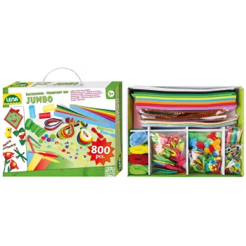 Set de manualidades infantil Lena 42629 800 piezas multicolor