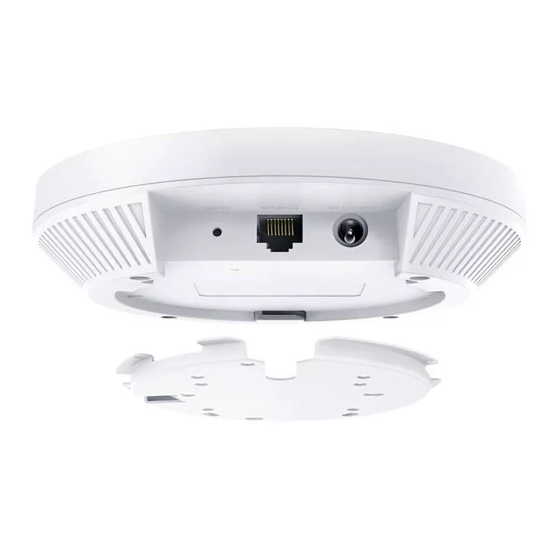 Punto de acceso TP-Link Omada AX1800 de montaje en techo WiFi 6, 2,4 GHz, 5 GHz, 1775 Mbit/s, HTTPS, SNMP, SNMPv2, SNMPv3, WPA, WPA2, WPA3, 100,1000 Mbit/s