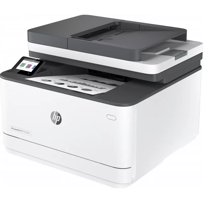 Impresora HP LaserJet Pro MFP 3102fdn, láser, monocromo, 1200 x 1200 DPI, A4, impresión directa, blanca