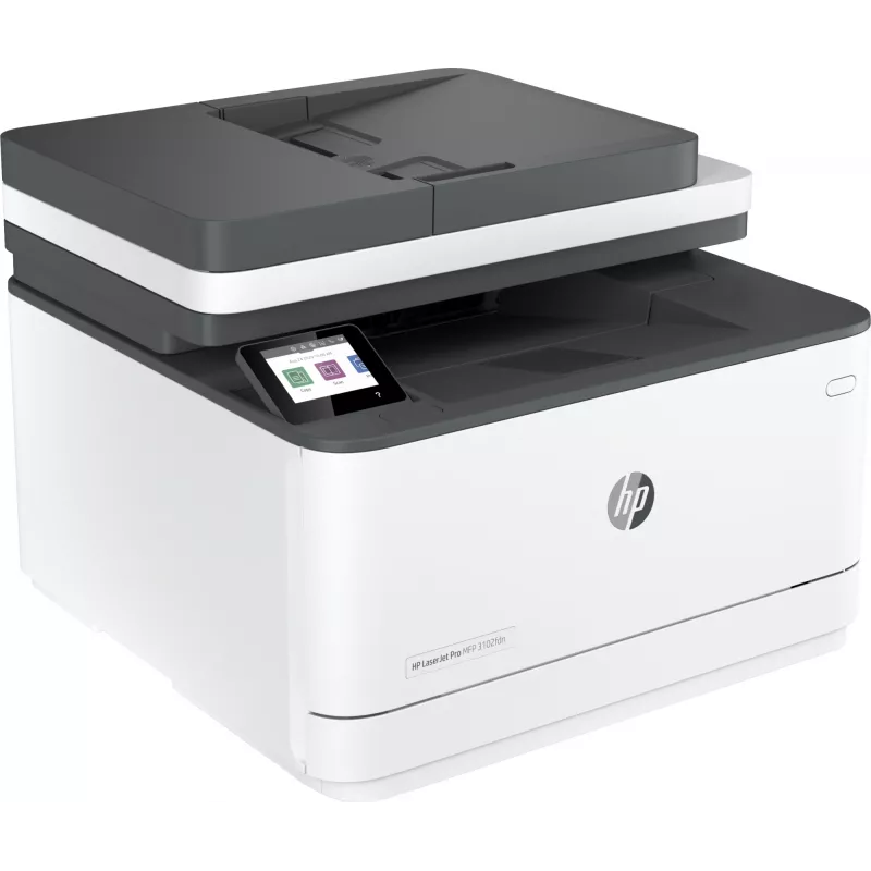 Impresora HP LaserJet Pro MFP 3102fdn, láser, monocromo, 1200 x 1200 DPI, A4, impresión directa, blanca