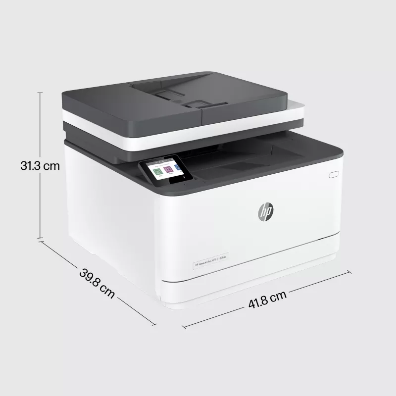 Impresora HP LaserJet Pro MFP 3102fdn, láser, monocromo, 1200 x 1200 DPI, A4, impresión directa, blanca