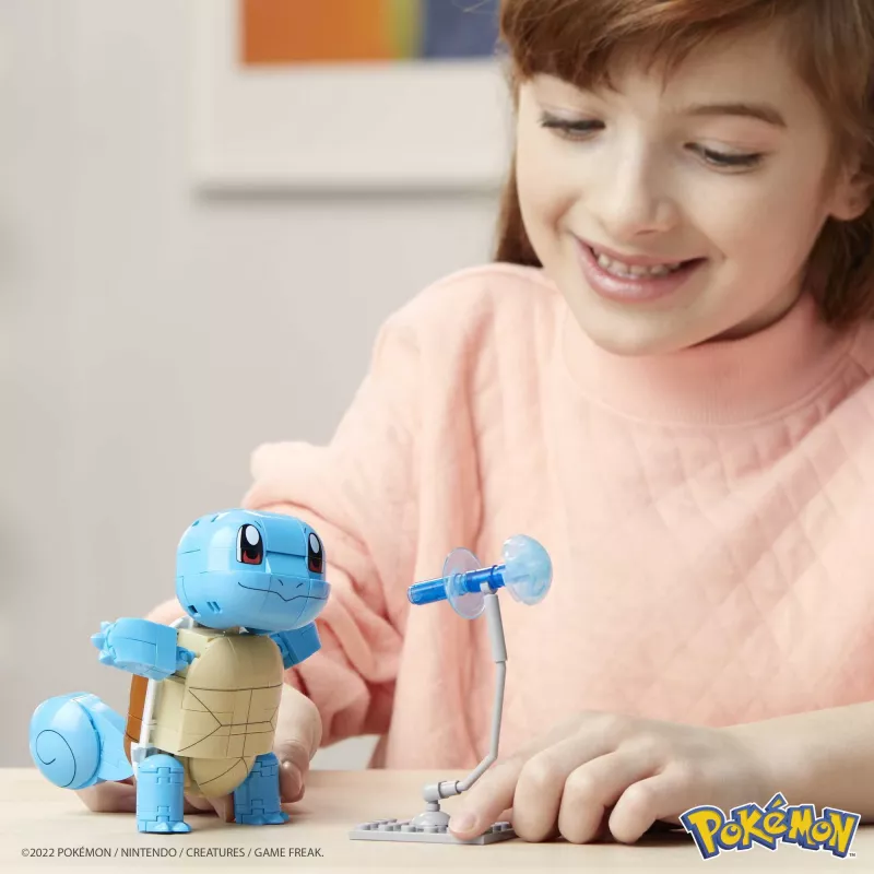MEGA Pokémon Construx Build and Show Squirtle set de construcción, set de construcción, 7 año(s), plástico, 199 pieza(s), 339.3 g
