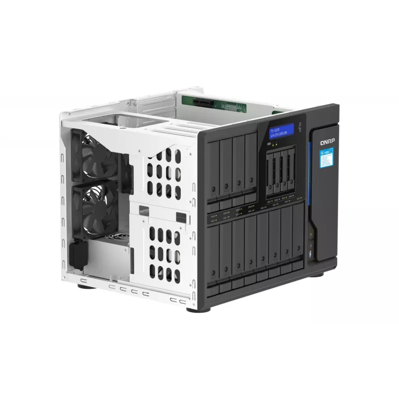 NAS QNAP TS-1655 torre Intel Atom® C5125 8 GB DDR4 0 TB QNAP Turbo System negro