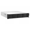 NAS QNAP TS-H1887XU-RP en rack (2U) Intel Xeon E E-2336 32 GB DDR4 0 TB QuTS hero Black, blanco