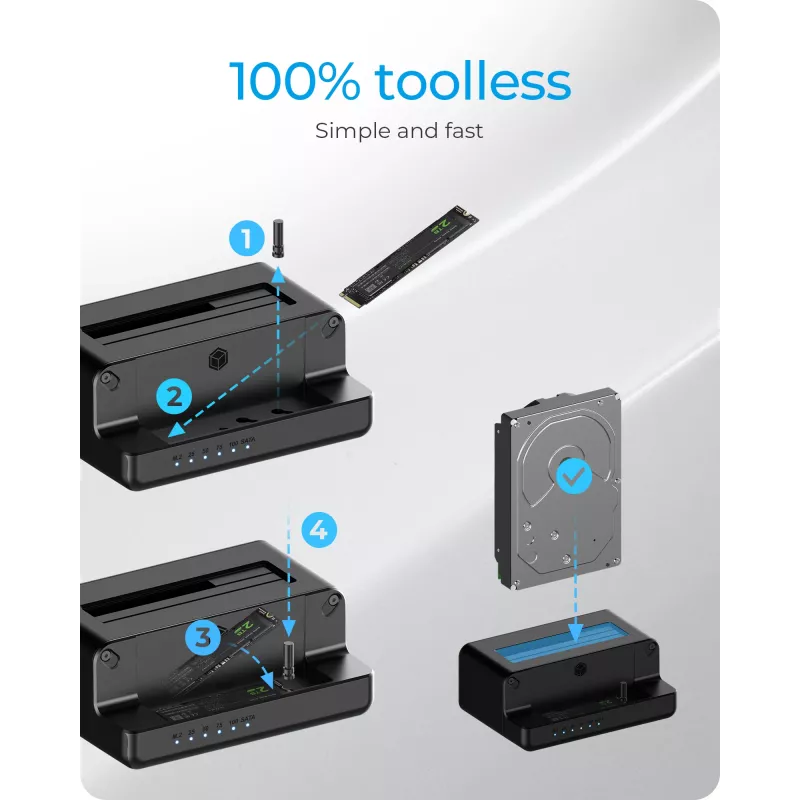 ICY BOX IB-2914MSCL-C31 USB 3.2 Gen 2 (3.1 Gen 2) Type-C negro