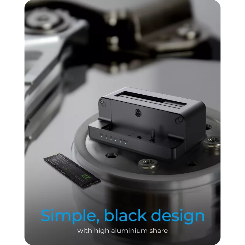 ICY BOX IB-2914MSCL-C31 USB 3.2 Gen 2 (3.1 Gen 2) Type-C negro