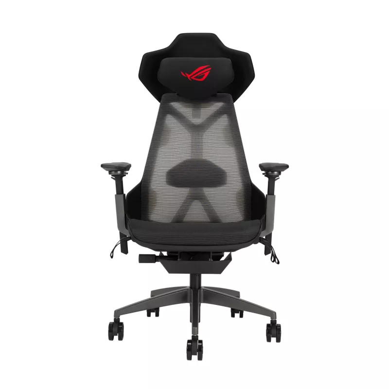 Silla de malla ASUS ROG Destrier Ergo con respaldo de malla negra 720mm 840mm 134cm
