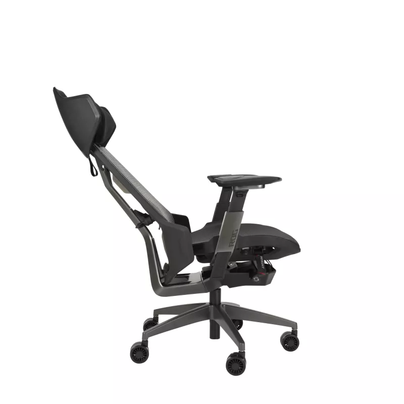 Silla de malla ASUS ROG Destrier Ergo con respaldo de malla negra 720mm 840mm 134cm